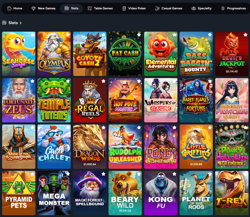 Jackoro Casino Game Library